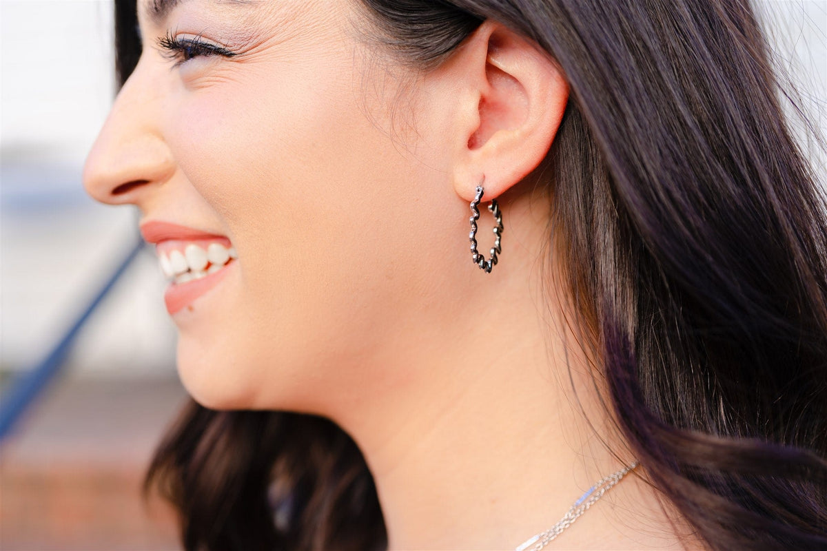 Wavy jasper popular earrings