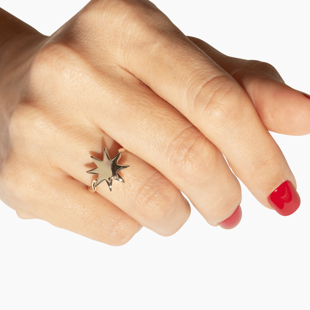 gold star wave ring - Ring - VUE by SEK