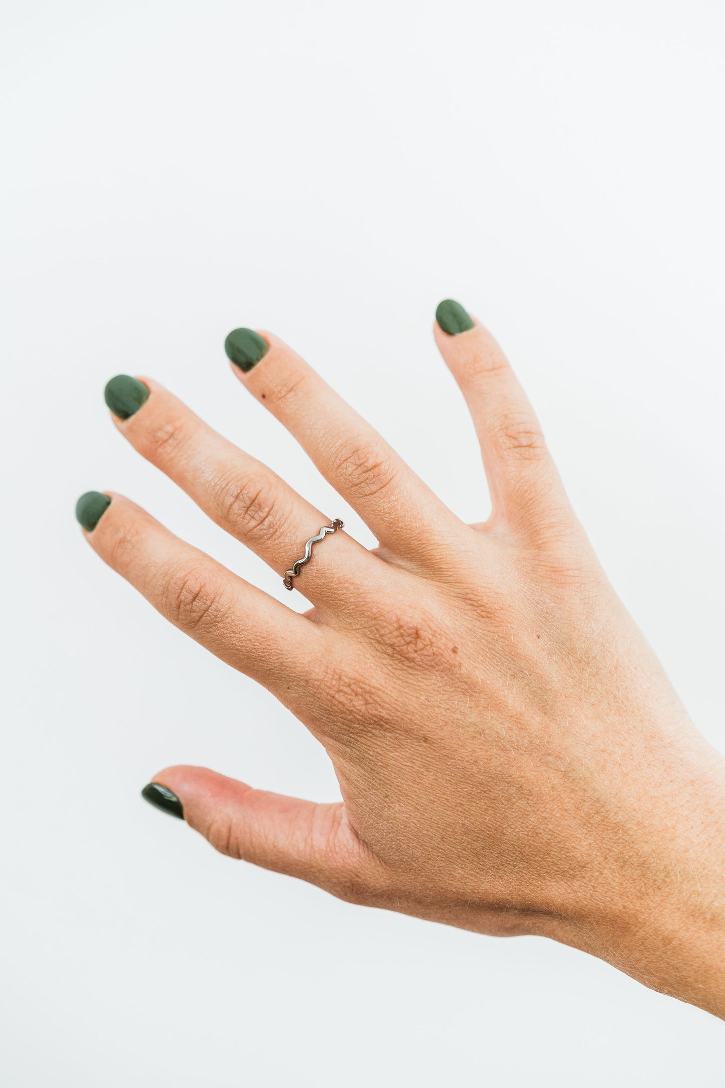 rhodium lux wave ring - Ring - VUE by SEK