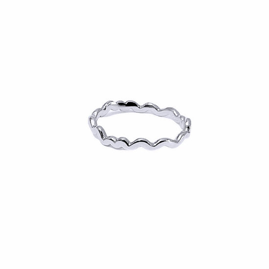 rhodium lux wave ring - Ring - VUE by SEK