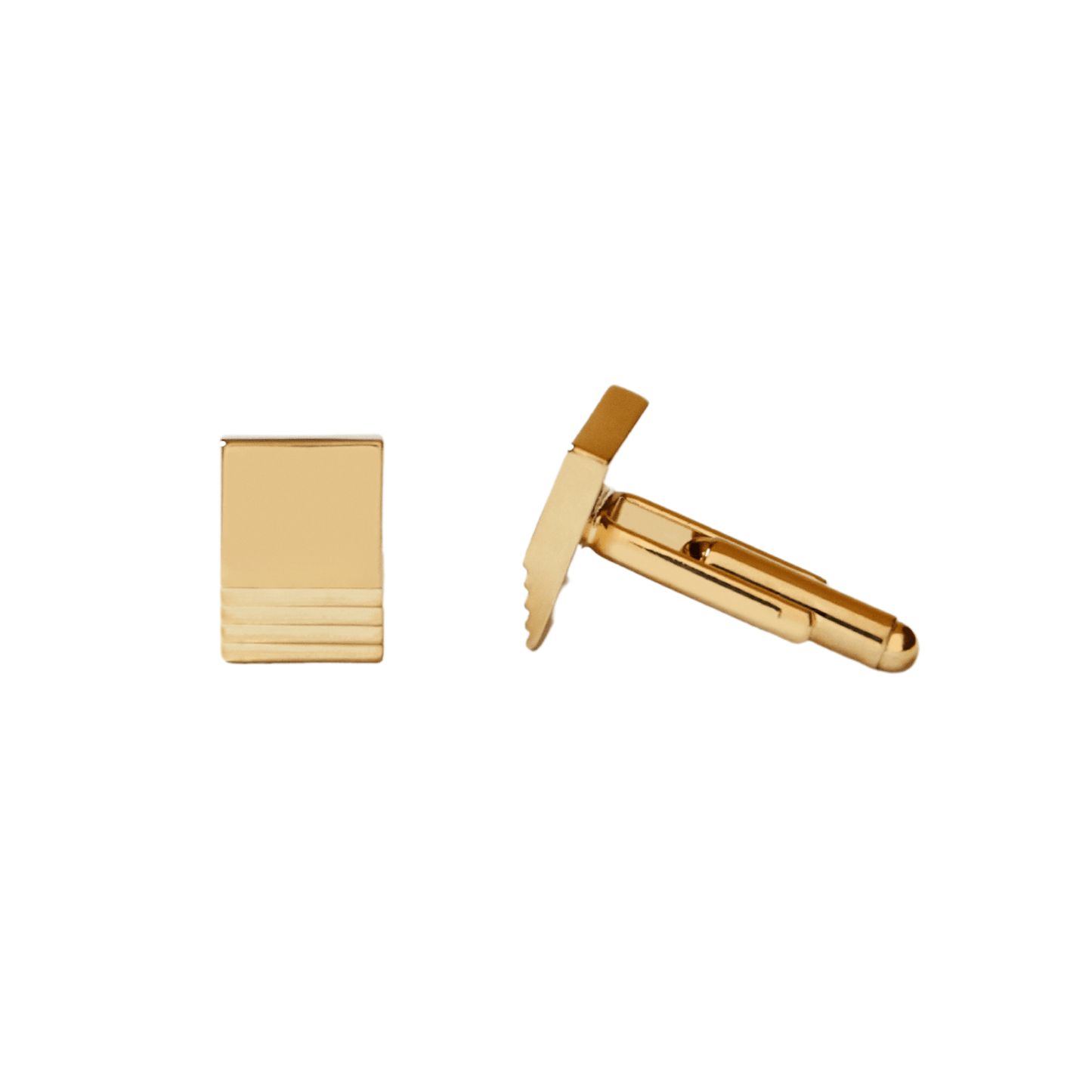 Load image into Gallery viewer, gold layered square cufflinks - Cufflinks - VUE by SEK
