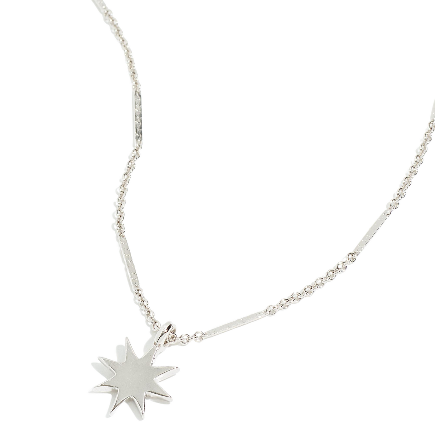 Load image into Gallery viewer, rhodium star necklace - Necklaces - VUE by SEK
