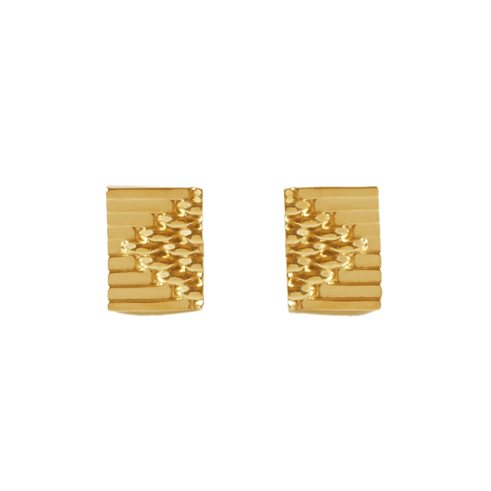 VUE by SEK Stud Earrings gold tex rex studs