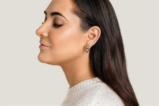 gold may earrings - VUE by SEK