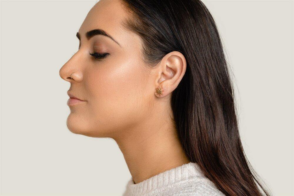 gold star studs - VUE by SEK