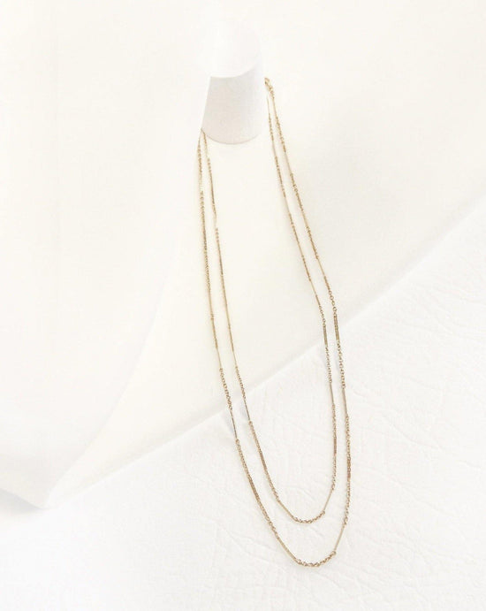 the layered chain necklace, the duo, II - VUE by SEK